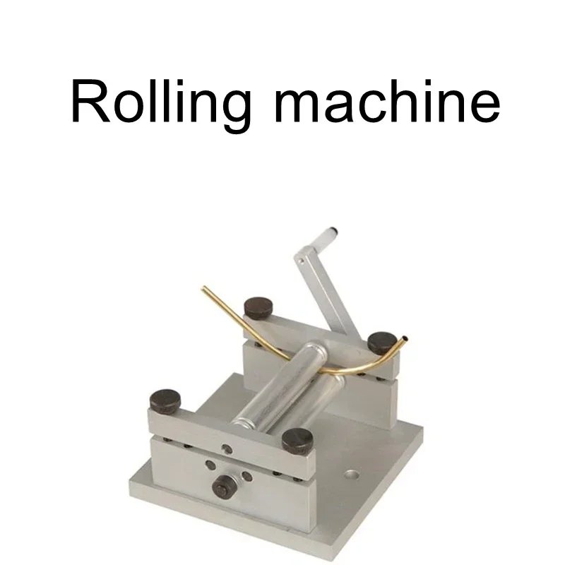 manual tool model making round plate rolling machine small plate rolling machine copper sheet Zhuo stereotype