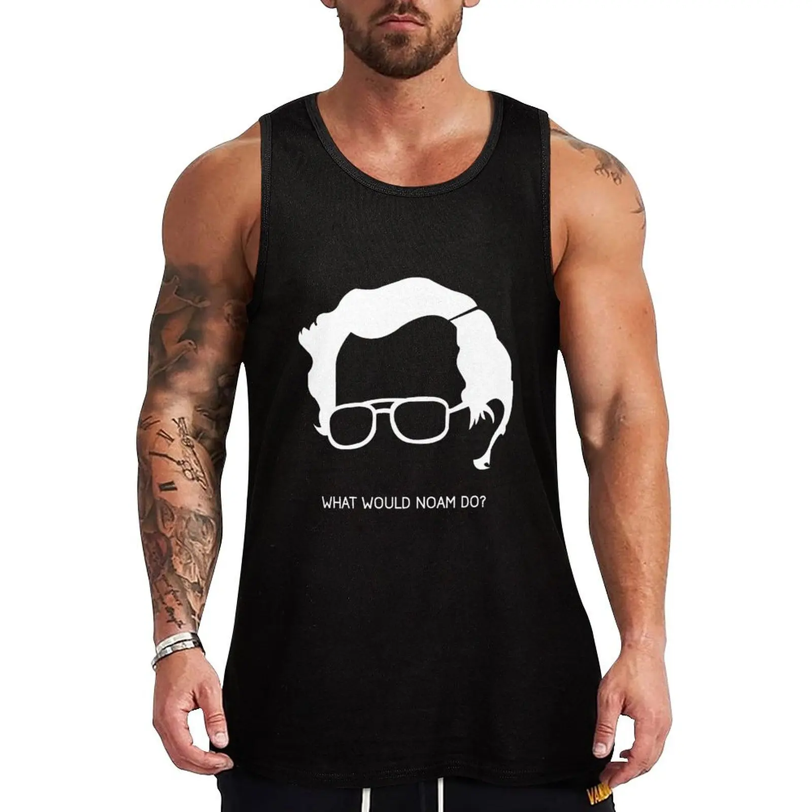 Noam Chomsky Tank Top bodybuilding bodybuilding man