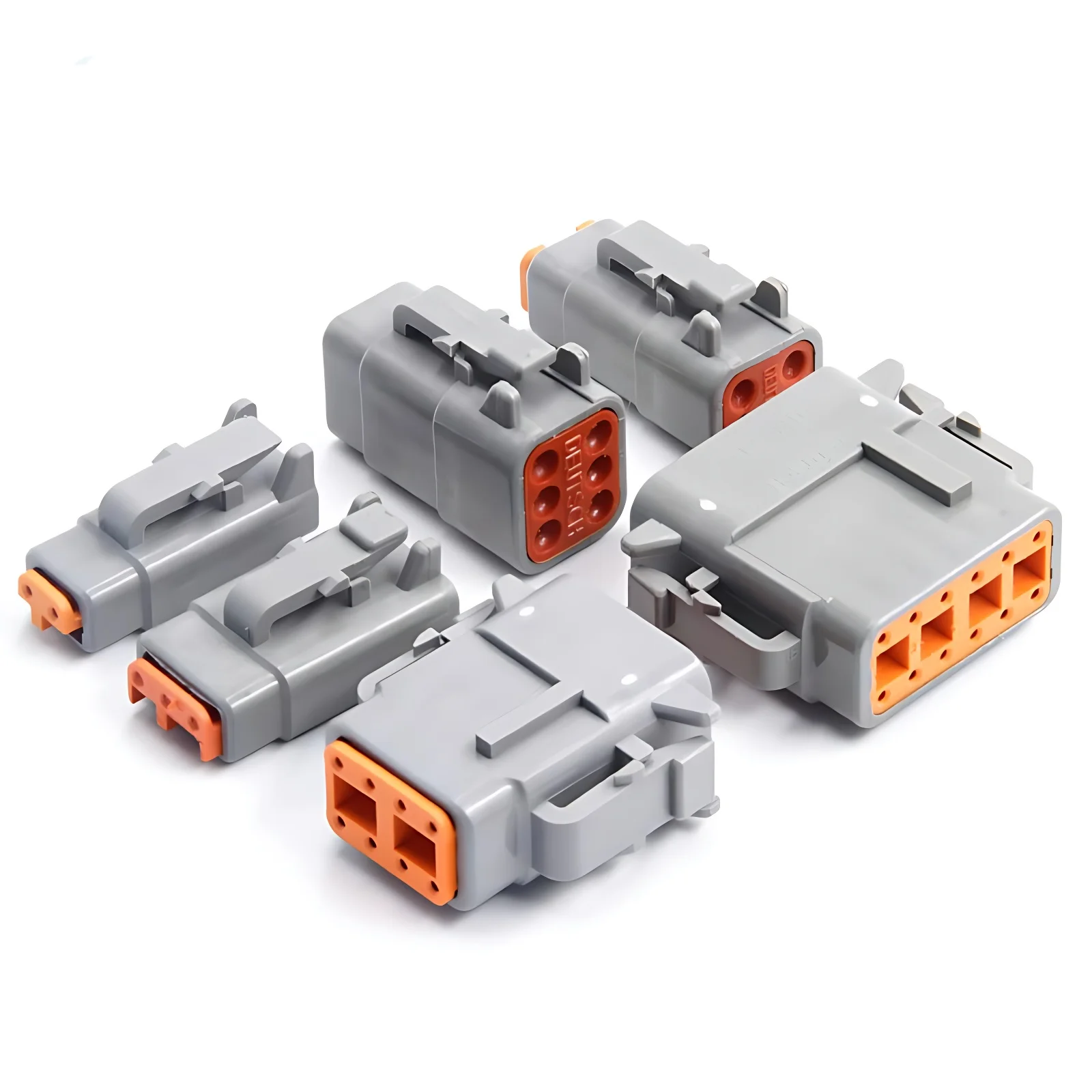 5/20/100 Sets 4 Pin Way Deutsch DTM04-4P DTM06-4S Waterproof Electrical Wire Connector 16-22AWG DTM Series Connector Male Female