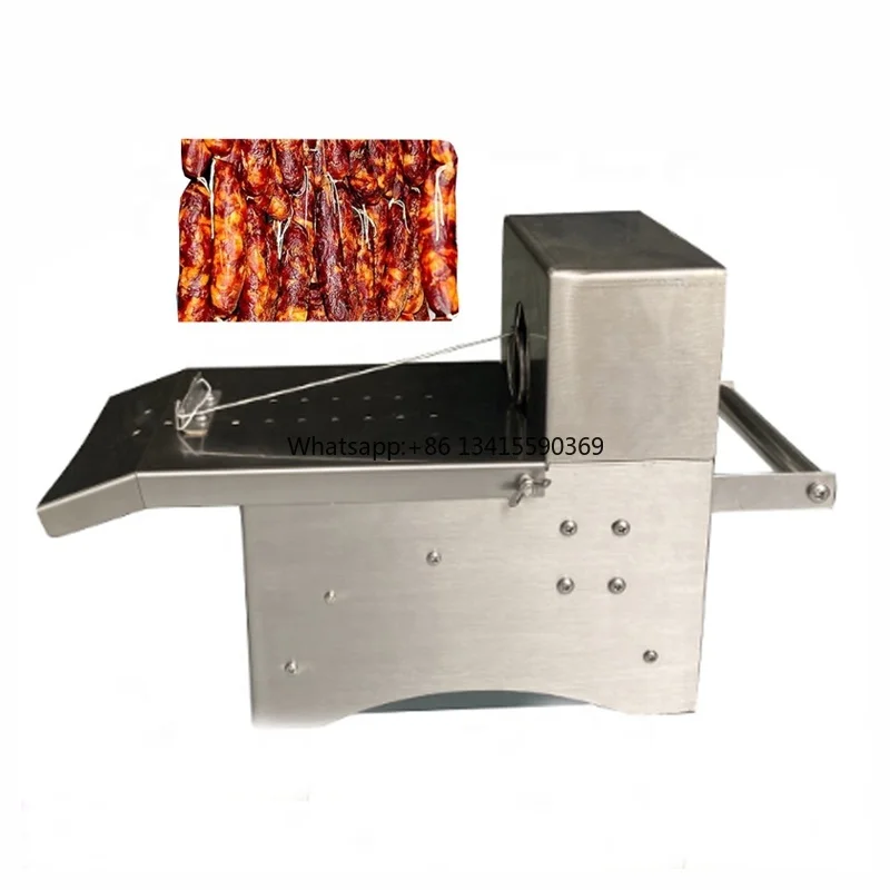 

Safe Operation 304 Stainless Steel Sausage Tying Linking Machine Ham Binding Twisting Equipment Hot Dog Knotting Binder