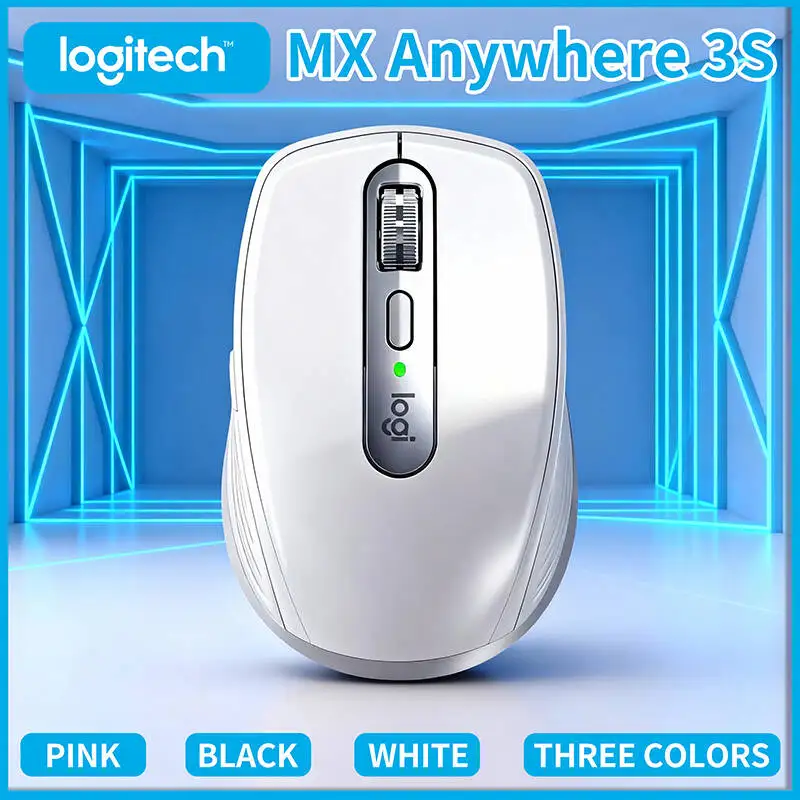 

Компактная мышь Logitech MX Anywhere 3S, эргономичный дизайн, перезаряжаемая, с быстрым прокруткой для портативных ПК Mac