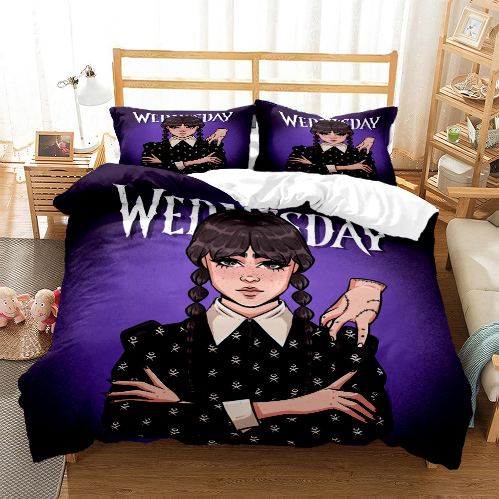 

Wednesday Digital Print Polyester Bedding Sets Covers Boys Bed Linen Set For Teens Bedding Set Bed Set 200x200