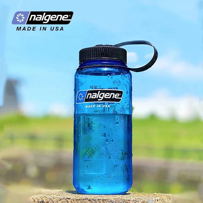 Imagem -06 - Nalgene-garrafa de Água Boca Larga 500ml para Crianças Esportes ao ar Livre Camping Viagens Caminhadas