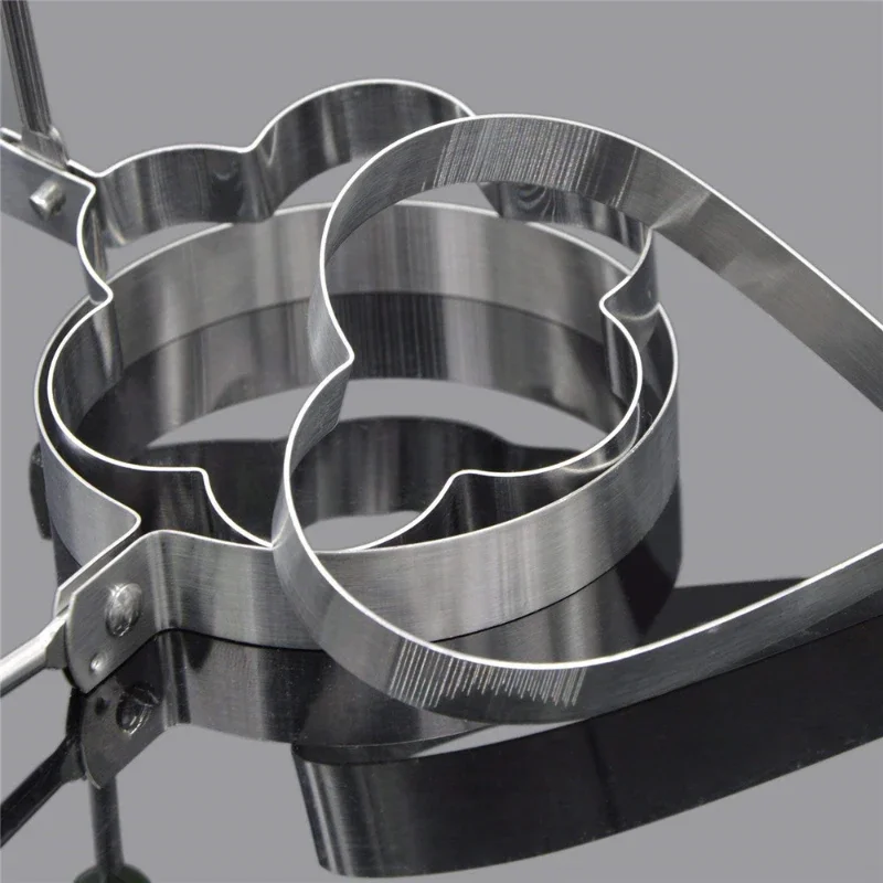 Stainless Steel Fried Egg Egg Mold Steel Fried Cooking Tools Kitchen Accessories Tools Kitchen Steel Egg Egg Shaper Omelette Mol