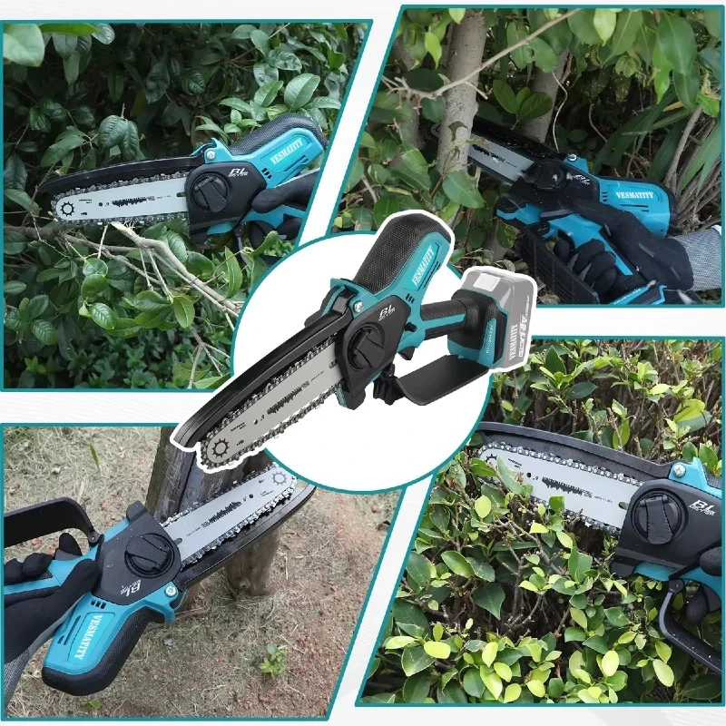 Electric Chain Saw Pruning Saw Brushless Cordless Power Tools for 18v Battery Mini Electric Saw Garden Power Tools