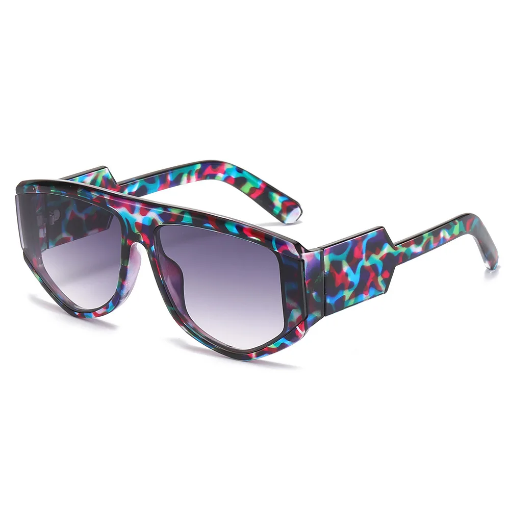 

Big Frame Square Fashion Sunglasses Ladies 2025 New Casual Trend Dazzling Color Personality Sunglasses
