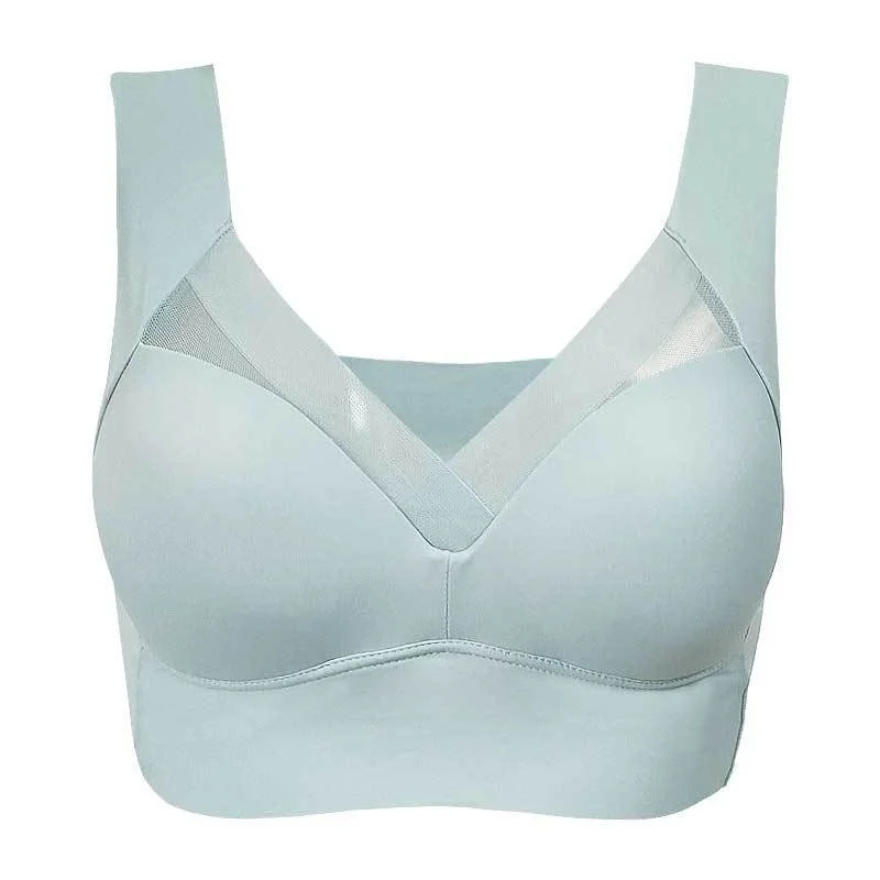 

Solid Color Seamless Women Bra Ladies Underwear No Steel Rings Receiving Side Milk Gathering Close-fitting Plus Size Comfort Bra