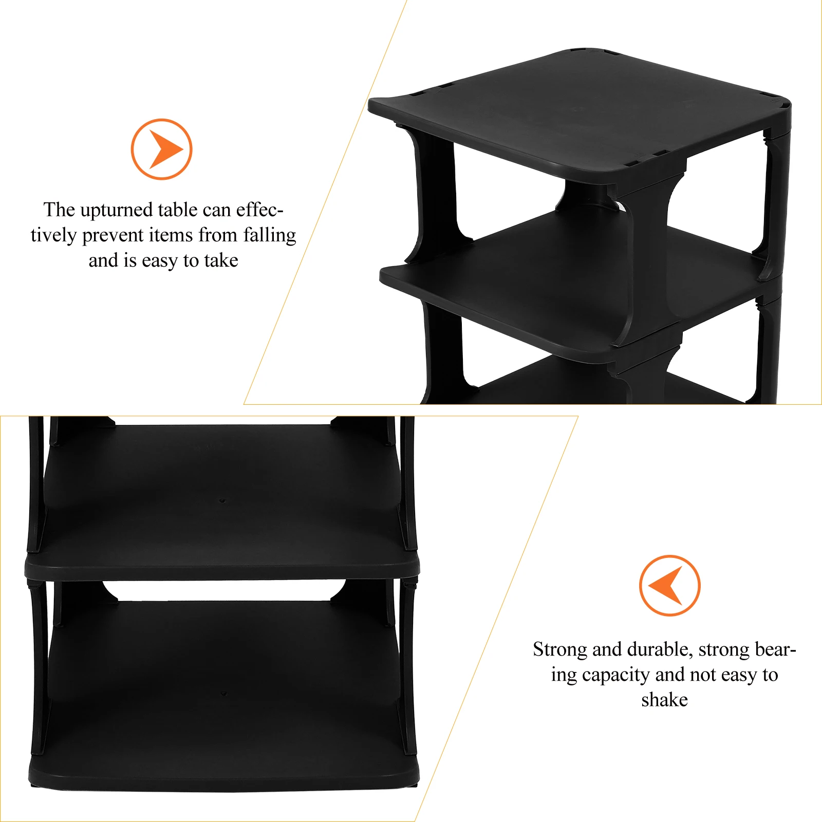 

Long-Lasting Plastic Shoe Holder Simple Design Multi-Function Walkway Shelf Single Shoes Organizer Entryway Shoes Holder