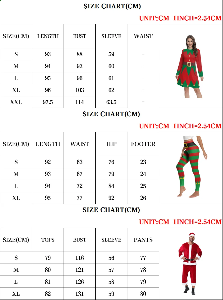 Zawaland Family Christmas Cosplay Costumes Santa Elf Set Xmas Suits Men Covers Women New Year Costumes Fancy Dress Stage Show