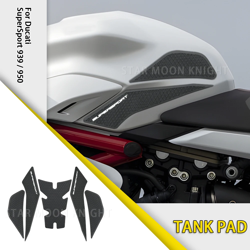 Fuel Tank Side Protection Pad For Ducati SuperSport 950 SuperSport 939 SuperSport950 939 Rubber Anti-slip Sticker Knee Tank Pads