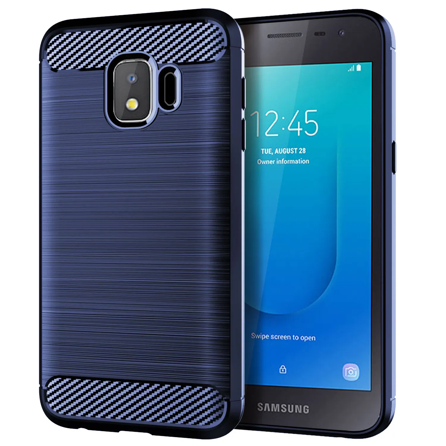 Anti Shock Case For Samsung J2 Core Galaxy j2 2018 j2 pure Shockproof Silicone Cover for galaxy j2 pro 2018 Carbon Fiber Cases