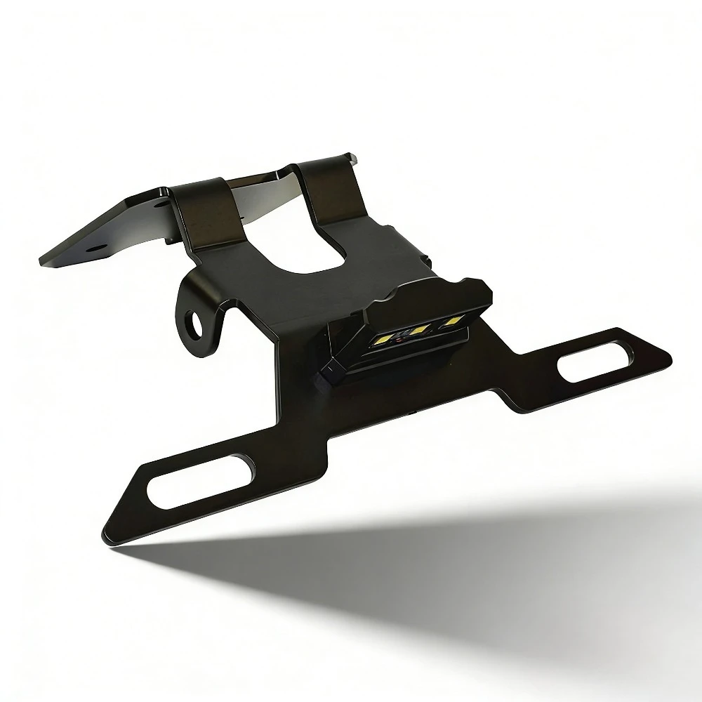 

Motorcycle Tail Tidy Fender Rear Support License Plate Frame Bracket with Led Light For Yamaha YZF R15 YZFR15 V3 2017-2021