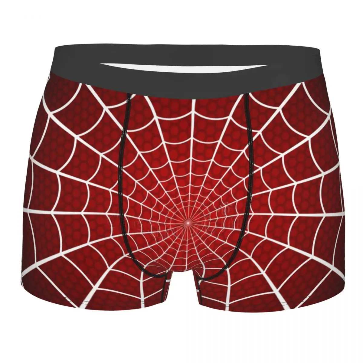 Custom Male Fashion Spider Cobweb Underwear Spider Man Boxer Briefs Breathable Shorts Panties Underpants