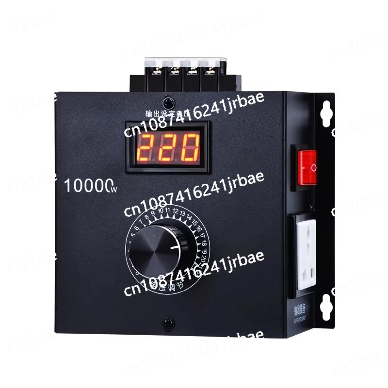 

Регулируемый контроллер высокой мощности 10000 Вт, 220 В, с цифровым дисплеем, электронный регулятор напряжения с функцией замедления