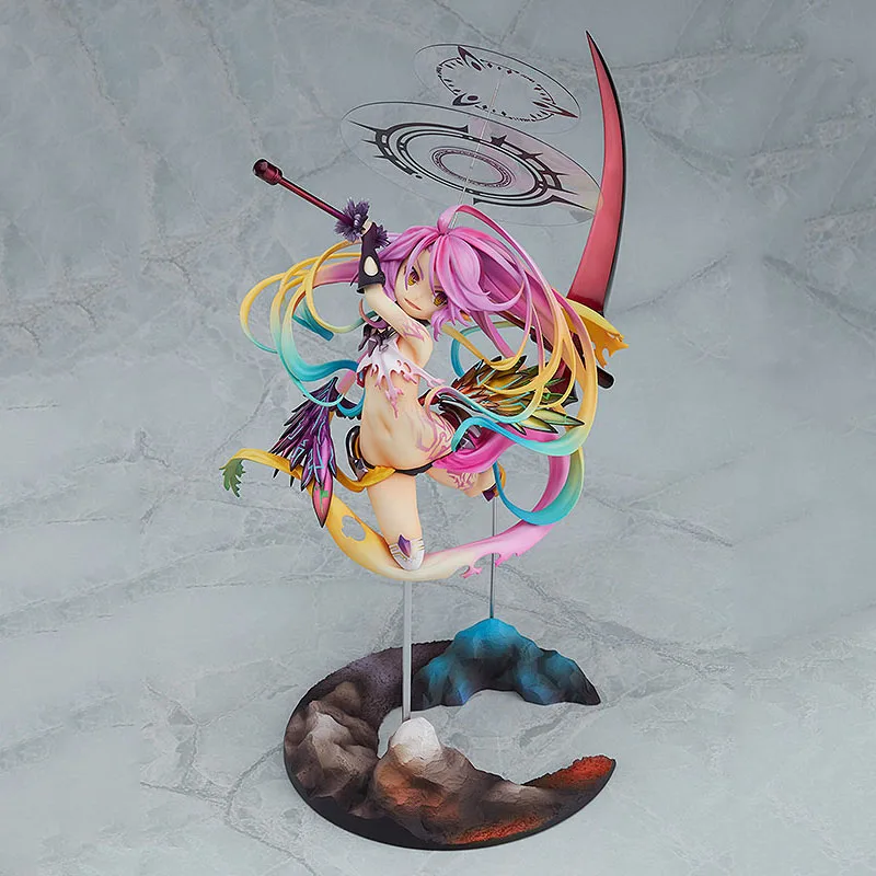 31cm No Game No Life Zero Jibril Great War Anime Figure Shiro Stephanie Dola Action Figure POP UP PARADE Schwi Doll Toy