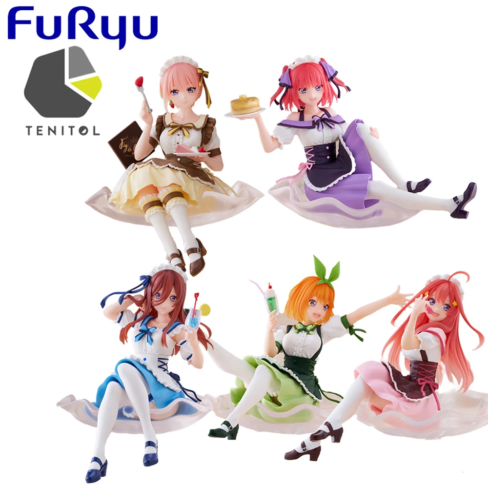 Pre Sale Furyu Original Tenitol Gotoubun No Hanayome Nakano Ichika Nino Miku Yotsuba Itsuki Tenitol Fig A La Mode Anime Figures