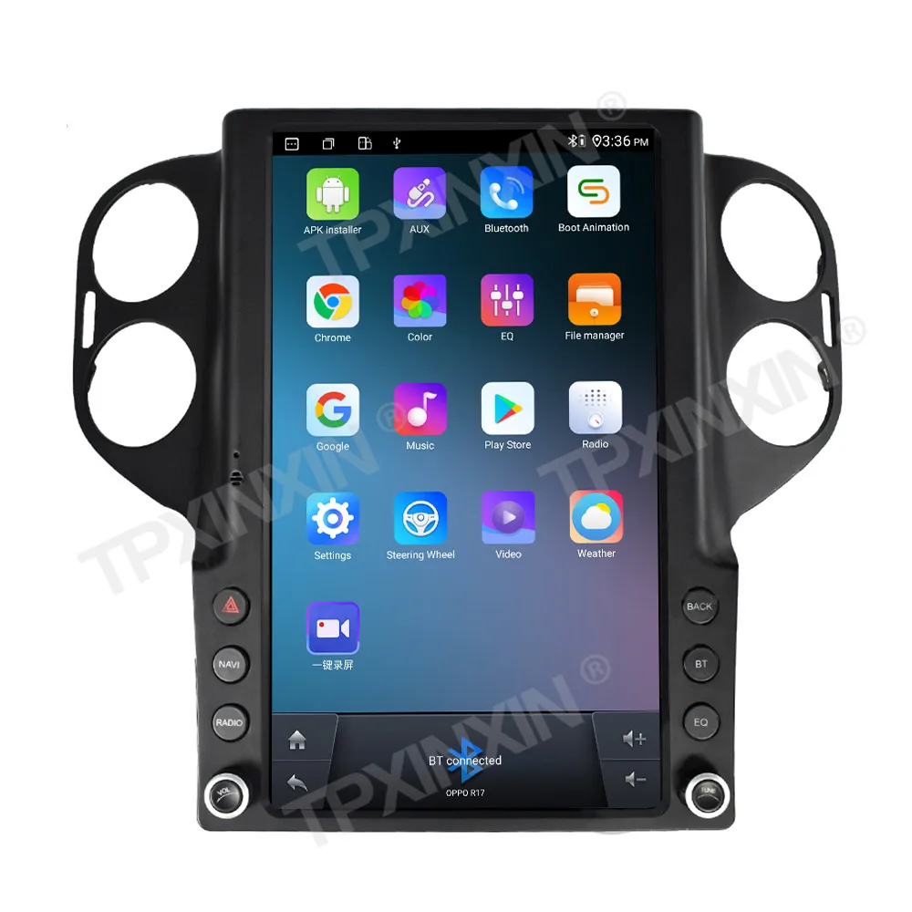 13.6 Inch Android 13 Car Radio HD Touch Screen For Volkswagen Tiguan 2010-2016 Carplay Player GPS Navigation Stereo Head Unit