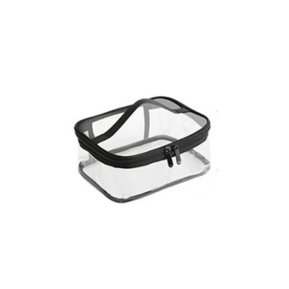 

Portable Waterproof Make Up Storage Bag Zipper Transparent Clear Cosmetic Bags PVC Makeup Pouch Travel