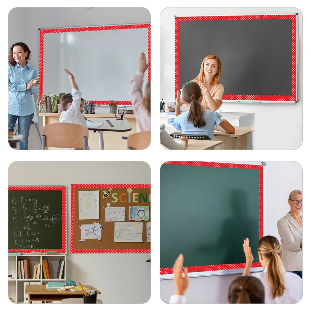 

12Pcs Decorative Magnetic Borders for Classroom Bulletin Boards Cool Designs Easy to Apply Magnetic Whiteboard Border