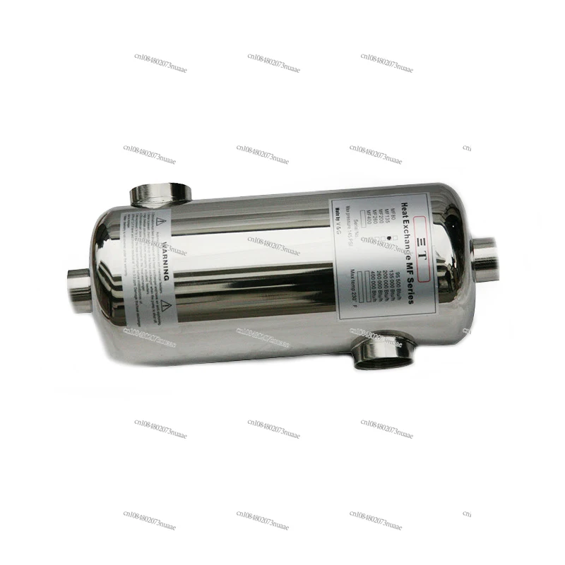 

Swimming Pool Spa Cold and Hot Water Heat Exchanger Stainless Steel Three T Heat Exchanger Swimming Pool Tube Heat Exchanger