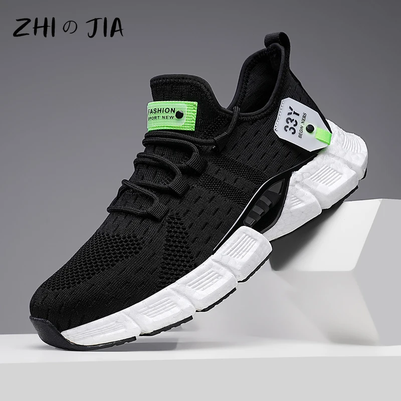 Spring New Running Sneaker Couple Youth Trendy Shoes Lightweight Sports Little White Shoes Mesh Breathable Lightweight Footwear