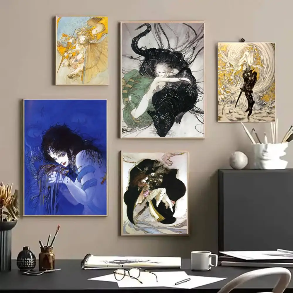 

Visual Artist Y-Yoshitaka AmanoS Painting HD Canvas Waterproof Wall Art Picture For Home Office Living Room Bedroom Gift