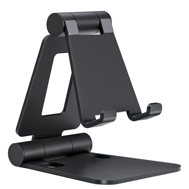 

Desktop Folding Phone Stand Portable Lazy Mobile Phone Stand Tablet Stand Aluminum Alloy Phone Stand For Android Samsung 2026