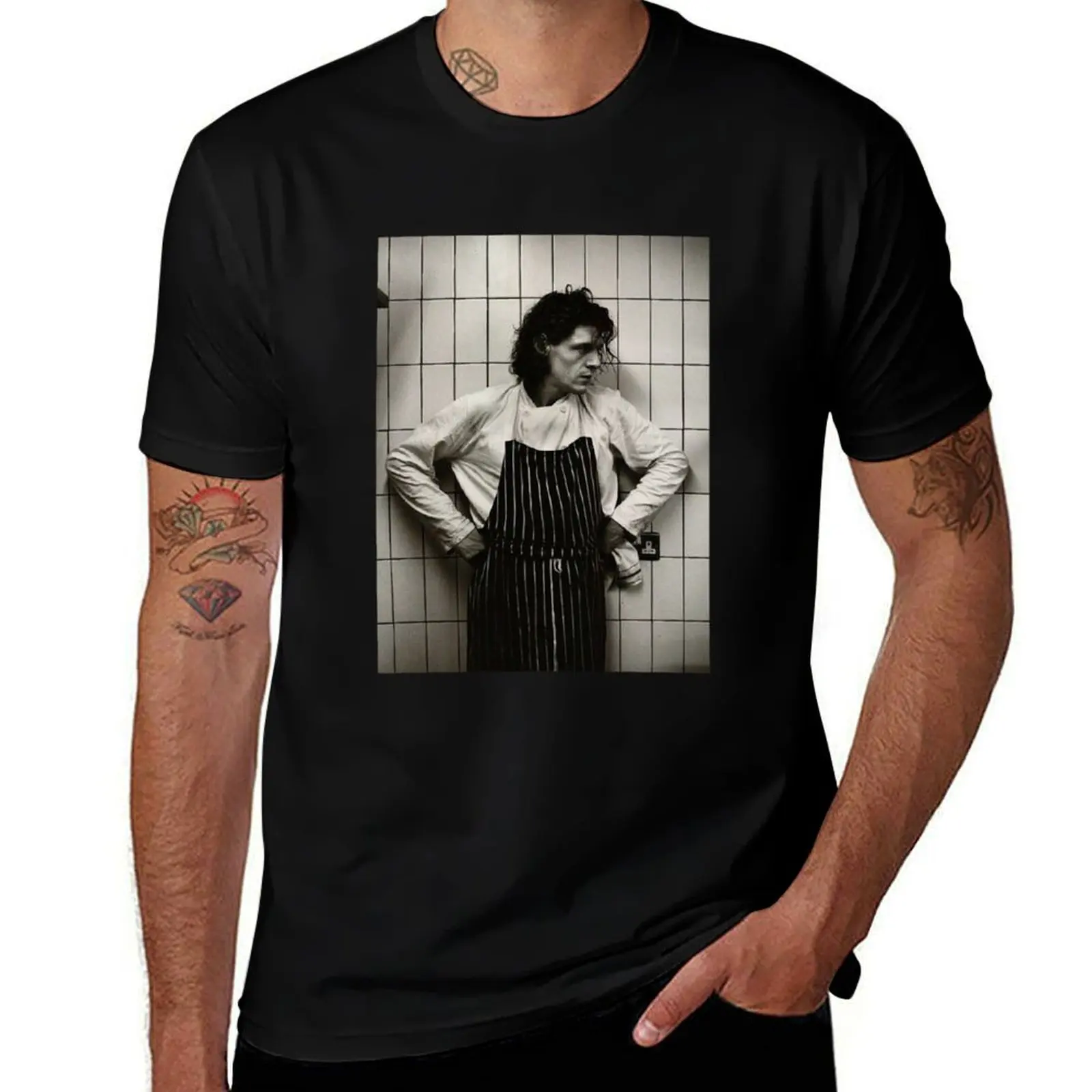 Chef Pose Cool T-Shirt Lightweight Cooling Short Sleeve Tee T-Shirt