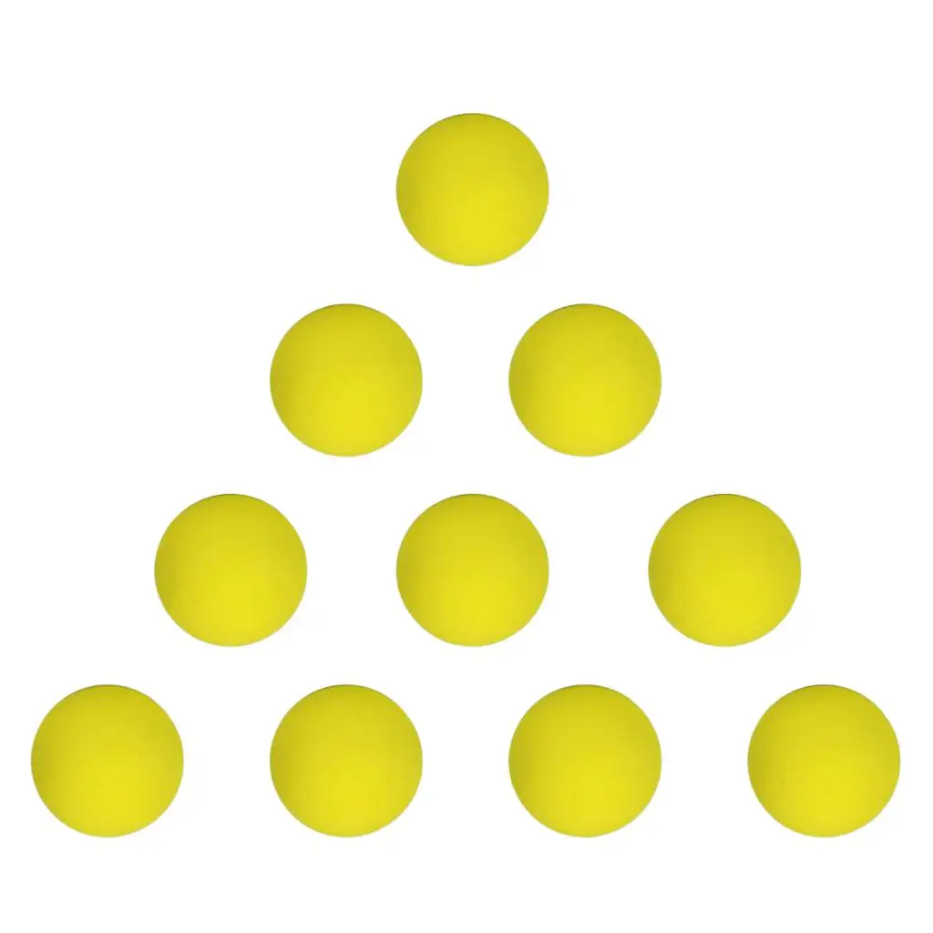 

10Pcs EVA Foaming Golf Balls Practice Training Tennis Ball 42mm/1.65