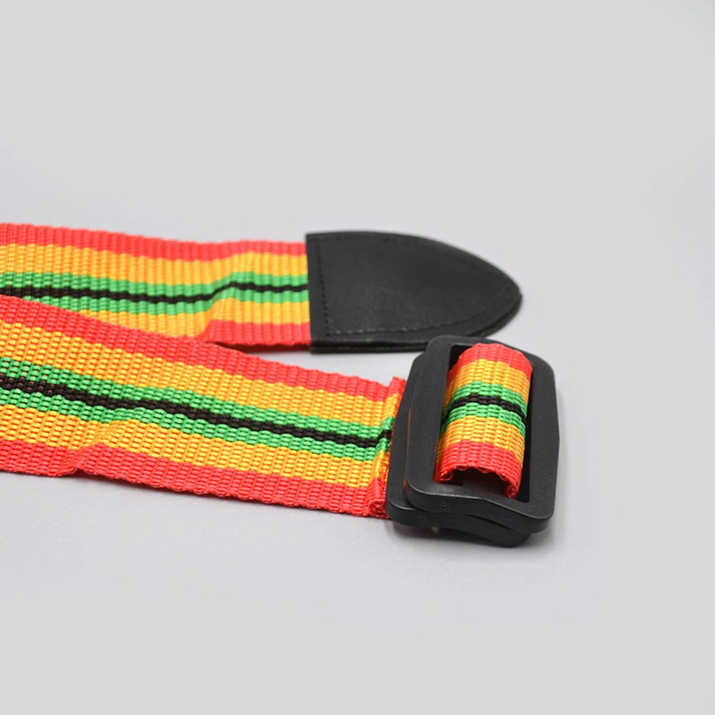 

2pcs African Drum Strap Adjustable Colorful Nylon Drum Shoulder Waist Belt Portable Tambourine Strip