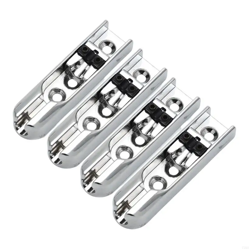 Individual Bass Bridge Tailpiece for Electric Bass Repair Setup and Maintenance 4XBB