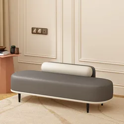 European Fashion Stepping Stool Rectangle Simple Comfort Trendy Foot Stool Modern Upholstered Stołek Do Zmiany Butów Furniture