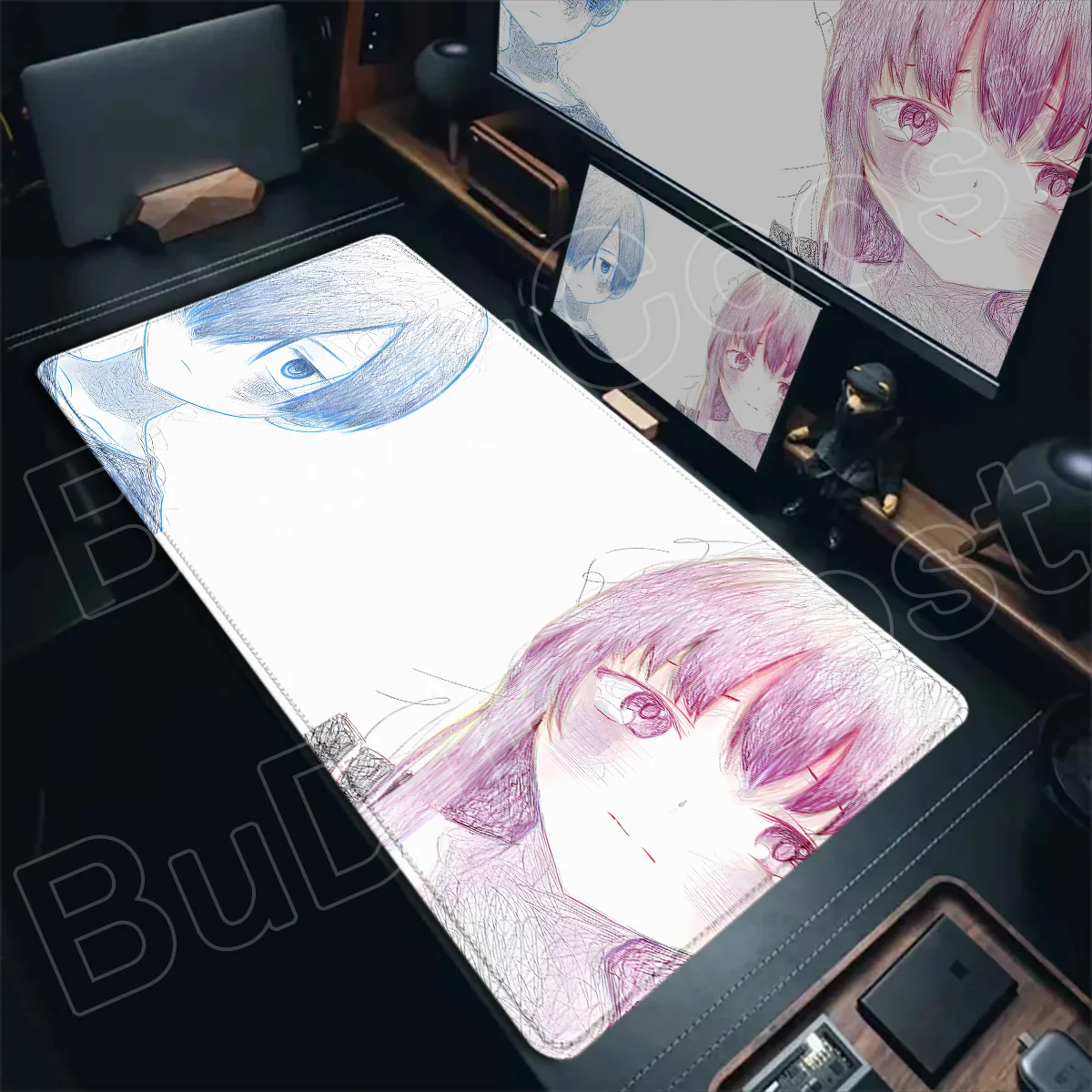 The Dangers in My Heart Anime Mouse Pad XXL Laptop Keyboard Mats Non-slip Kawaii Anime Girl Anna Yamada Desktop Carpet 900x400mm