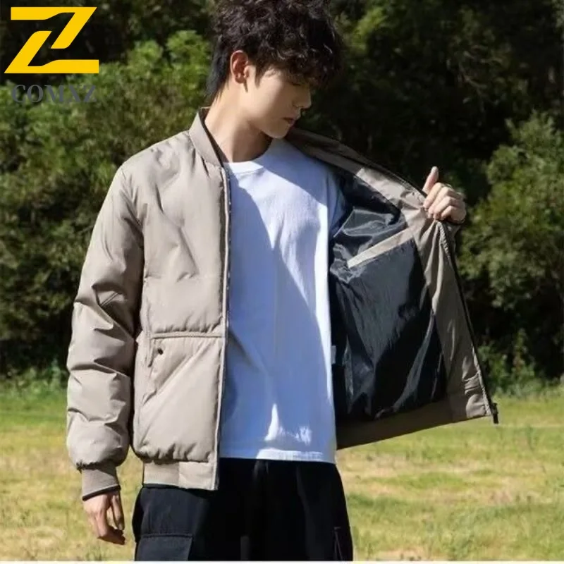 

COMXZ Men's Large Size Winter Thickened Cotton Jacket Fashionable Baseball Collar Jacket Plus Size Casual Winter Outerwear 2025