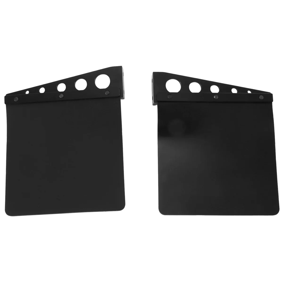 2Pcs 머드 가드 펜더 트림 1/14 TMIYA RC 트럭 티퍼 남자 TGX TGS JX F2000 LESU 모델 자동차 DIY 부품