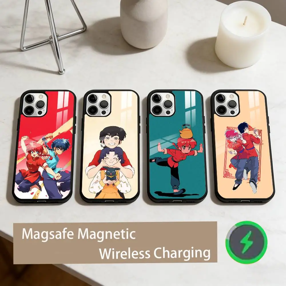 

Comics R-Ranma 1-2 Phone Case For iPhone17,16,15,14,13,12,11 Plus,Pro Max Magnetic For Magsafe Wireless Charging