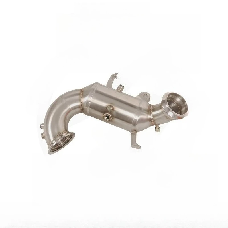 Header with Catalytic Converter, Brushed Finish and OPF for W177 A45, CLA45, GLA45 2.0T