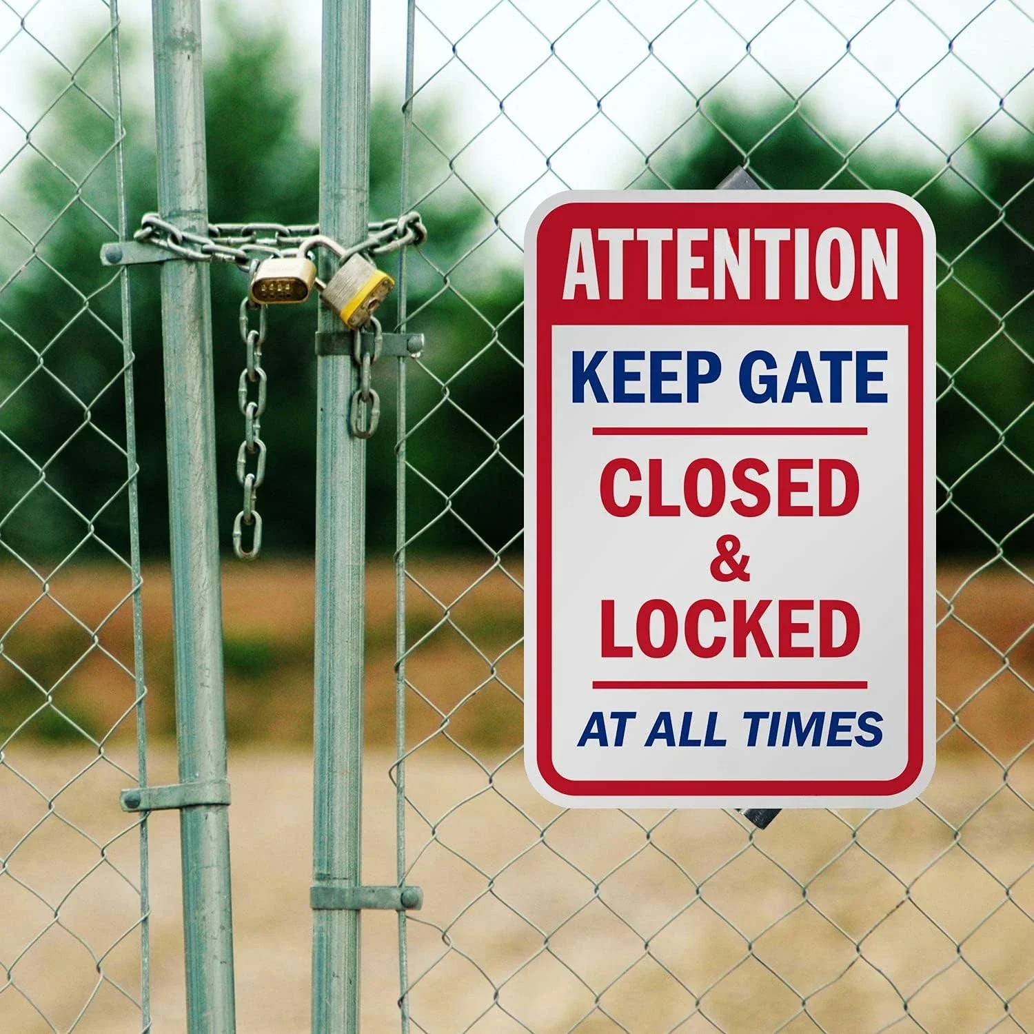 1pcs/2pcs Metal Sign