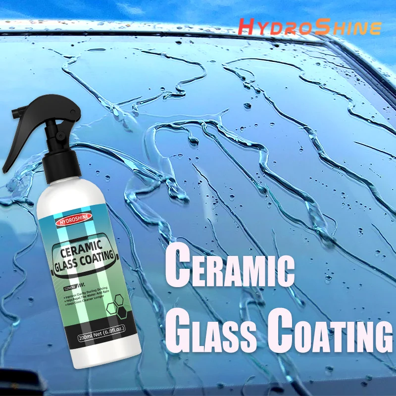 Hydroshine Ceramic Glass Coating Nano Crystal Coating Windows Polishing Liquid Glass Plated Crystal Hydrophobic Dustproof Agent
