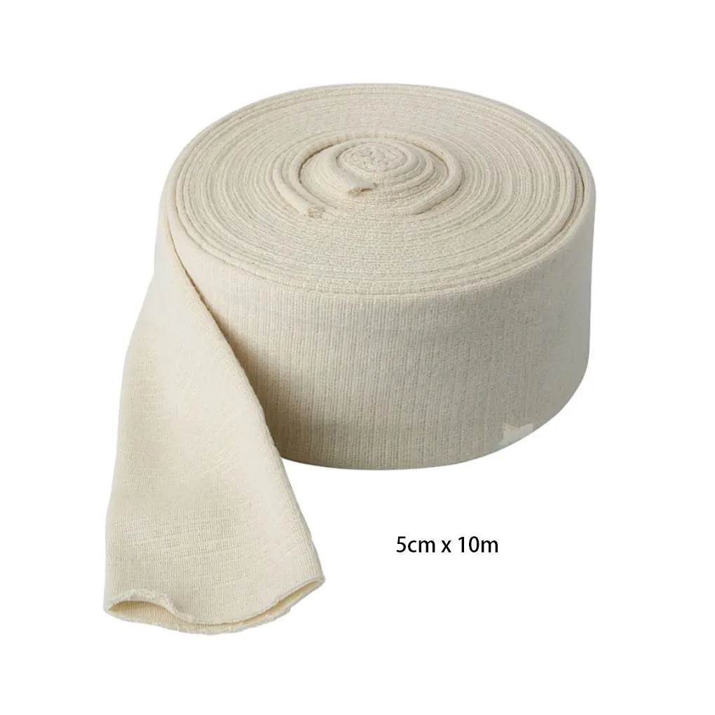 Cotton Essential Tools For Home Plasters Bandage Roll For Sturdy And Durable Support Widely Used elasticated 6.75cm x 10m