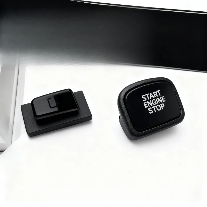 For 2024‑2025 New BMW I5 / 5 Series, 4‑Piece Start Knob Set, Artificial Crystal Glass Paddle Button Knob