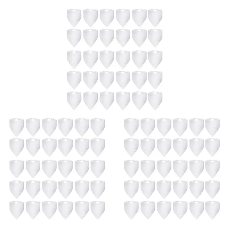 

ABMS-90 Pcs Sublimation Blank Pet Bandana Heat Transfer Washable DIY Triangle Dog Scarf Bibs Kerchief For Dogs Puppy Cats