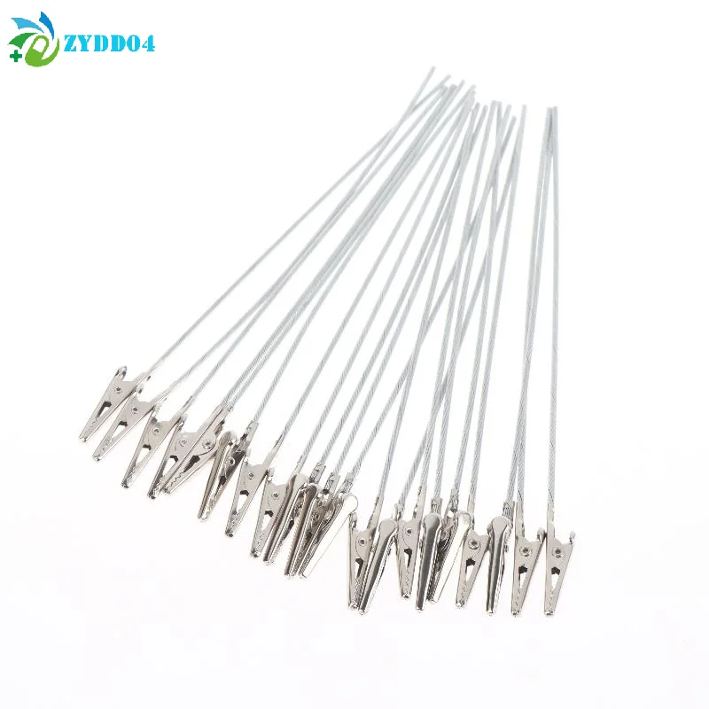 ● 10/20/50Pcs 목재 및 금속 페인팅 스탠드 앨리게이터 클립 스틱 모델링 도구 에어브러시 모델 부품 DIY 액세서리