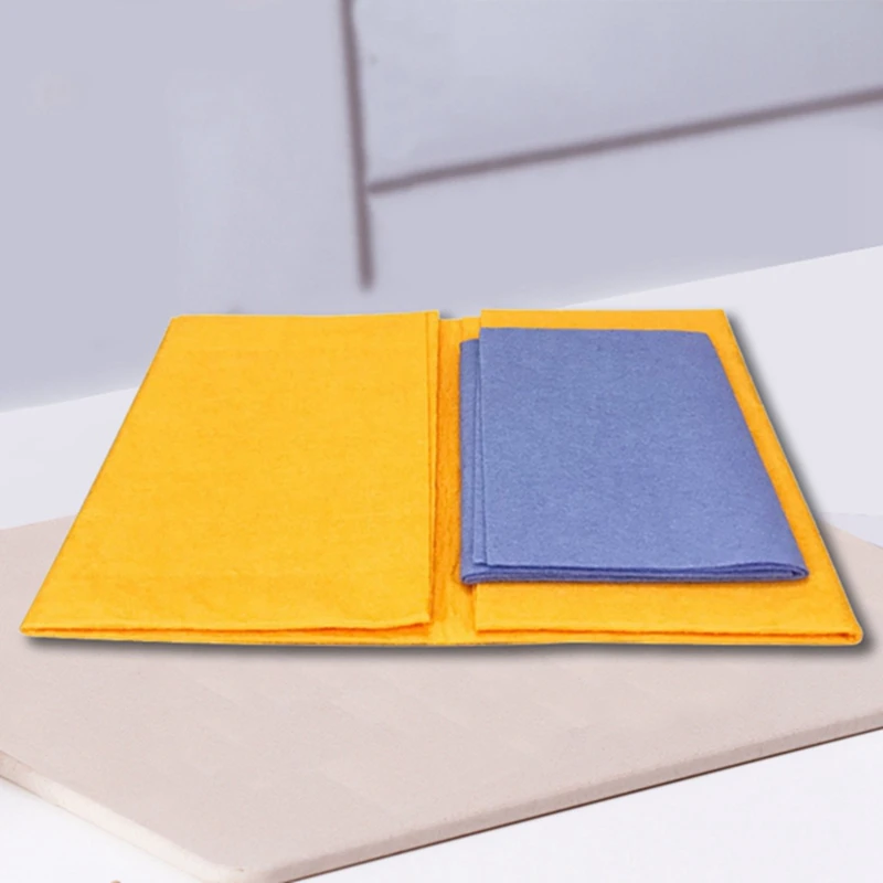 8PCS High Efficient Anti-Grease Bamboo Fiber Dish Cloth Washing Towel Absorbent Dishwashing Kitchen Cleaning Wiping Rags Sham-Wo