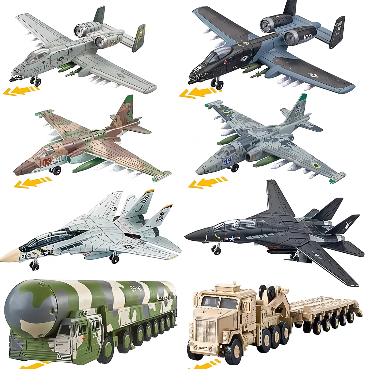 

1/72 военный строительный блок, игрушка-транспортер танка, истребитель DF-41, межконтинентальная баллистическая ракетка, модель собрать игрушки-головоломки