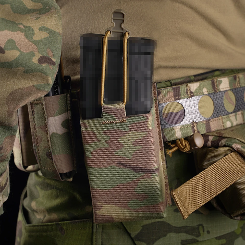 Tactical Molle Mag Pouch para AR Series Pistol Rifles, Single Magazine Pouch, Colete Militar Portátil de Caça, Saco de cintura, Airsoft Gear