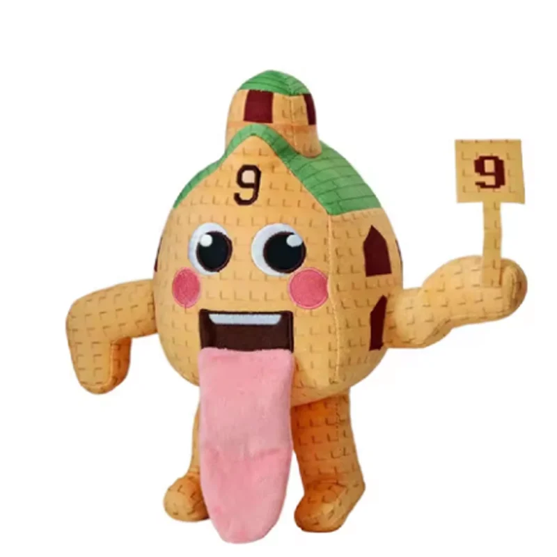 25cm スティール・ア・ブレインロット エソク・セコラ・プラッシュ No.9 ハウス ぬいぐるみ かわいい柔らかいスクイーズ枕 子供向け