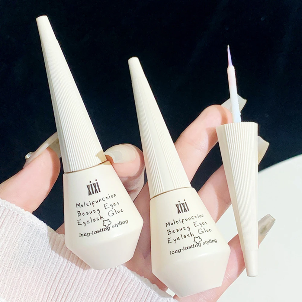 1Pc Colla per ciglia delicata naturale Non irritante Colla per ciglia finte invisibili ad asciugatura rapida per principianti di trucco