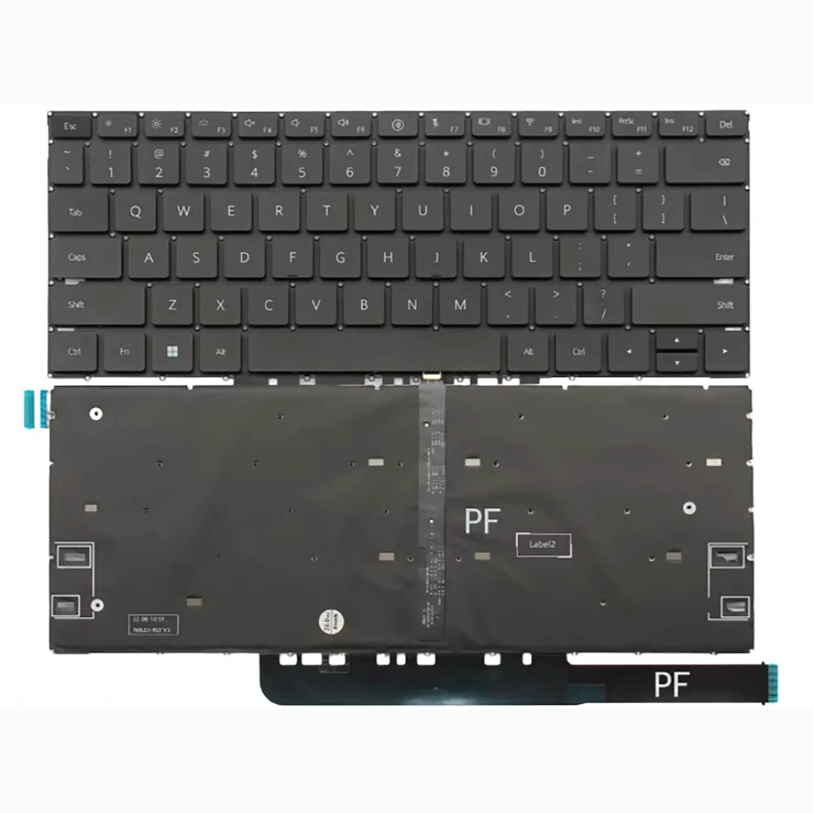 US Layout for Huawei Madebook D14 D15 2023 MDF-16 MDG-16 MDG-24 x Pro D14 SE 2023 MRGF-16 G540-042/078 FLMH-16 laptop keyboard