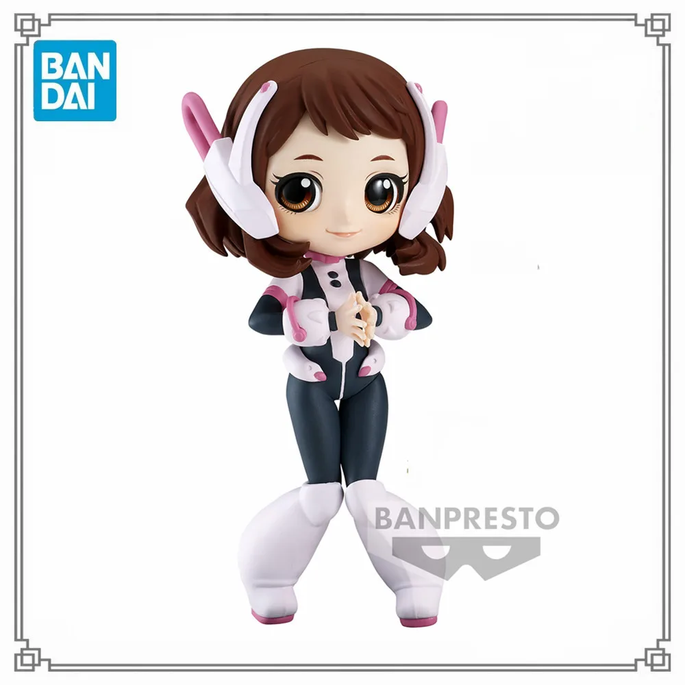 In Stock MY HERO ACADEMIA Q posket-OCHACO URARAKAⅡ Original Anime PVC Action Figure The Amazing Heroes Toys 13cm Collection